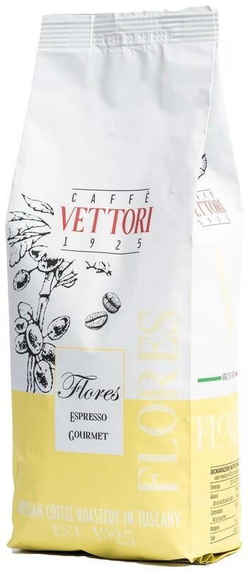 Vettori Flores Espresso Gourmet 1 kg zrnková káva