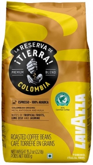 Lavazza Tierra Colombia 1 kg zrnková káva