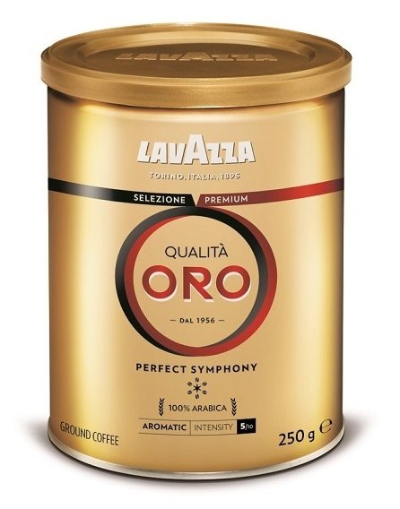 Lavazza Qualità Oro plechovka 250 g mletá káva