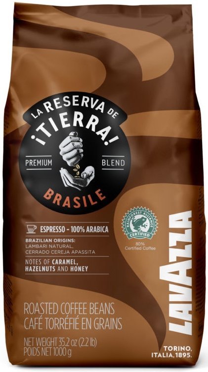 Lavazza Tierra Brasile 100% Arabica 1 kg zrnková káva