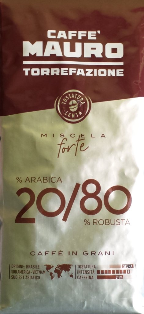 Mauro Miscela Forte 1 kg zrnková káva