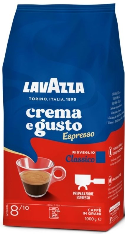 Lavazza Espresso Crema e Gusto 1 kg zrnková káva