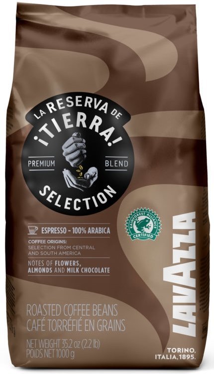Lavazza Tierra Selection 100% Arabica 1 kg zrnková káva