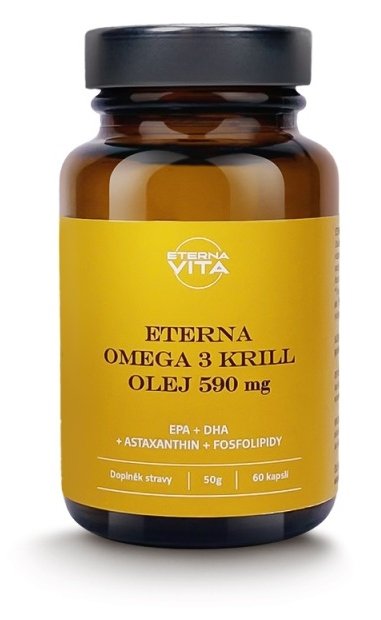Eterna Vita Omega 3 Krill olej 590 mg 60 cps