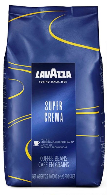 Lavazza Super Crema zrnková Káva 1 kg
