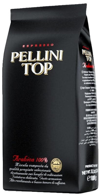 Pellini TOP 100% Arabica - 1kg, zrnková