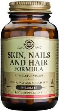 Solgar Skin, Nails and Hair Formula pro krásné vlasy, pleť a nehty 60 cps