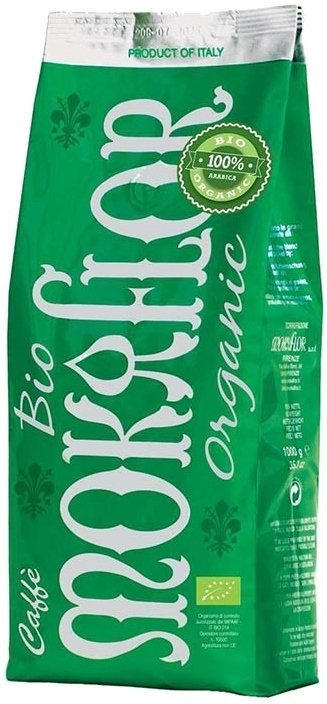 MOKAFLOR Organic 100% zrnková káva 1 kg
