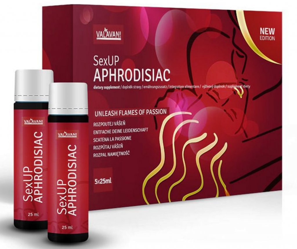 SexUP Aphrodisiac 5x25ml afrodiziakum pro muže i žen