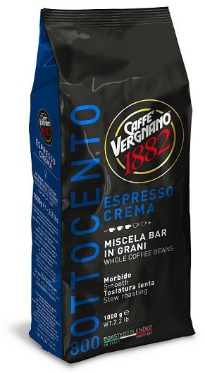 Vergnano Espresso Crema 800 zrnková Káva 1 kg