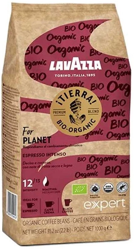 Lavazza Expert Tierra Bio Organic Intenso zrnková káva 1 kg