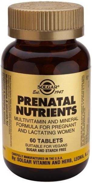Solgar prenatal - Multivitamín pro těhotné a kojící ženy 120 tbl.