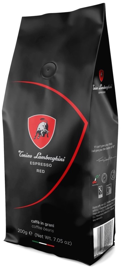 Tonino Lamborghini Red zrnková káva 200 g