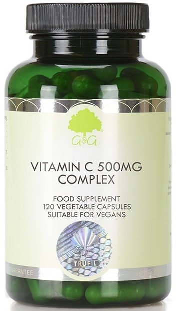 G&G Vitamins - Vitamin C 500 mg s šípkem a acerolou. 120 cps