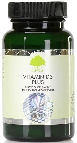 G&G Vitamins Vitamín D3 Plus 4000 IU 60 kapslí