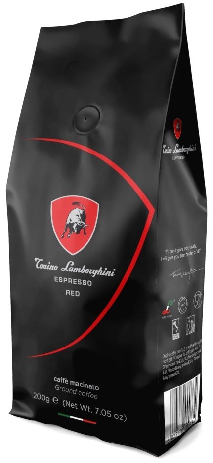 Tonino Lamborghini Red mletá káva 200 g