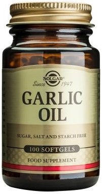 Solgar česnekový olej - bez zápachu 100 cps