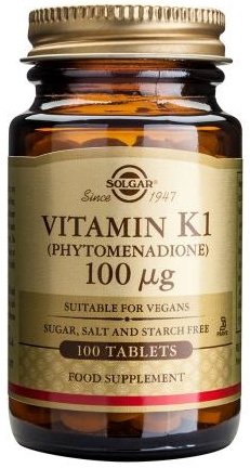 Solgar Vitamin K1 100 ug 100 tbl