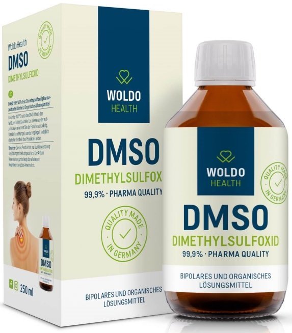 WoldoHealth DMSO dimethylsulfoxid 99.9% 250ml