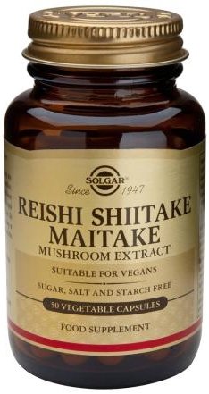 Solgar extrakt z Shiitake, Reishi a Maitake 50 cps