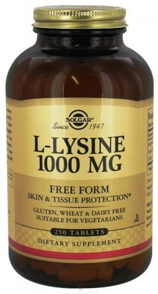 Solgar L-Lysin 1000 mg 250 tbl
