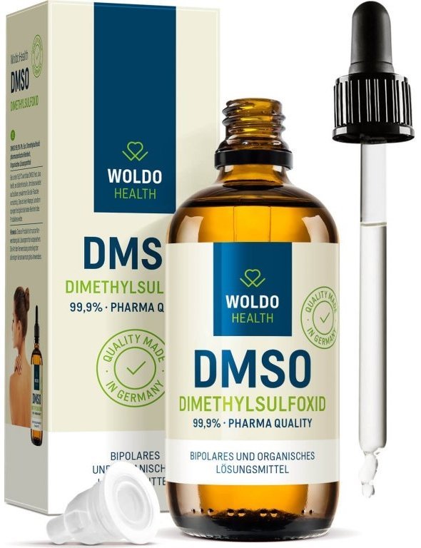 WoldoHealth DMSO dimethylsulfoxid 99.9% 100 ml