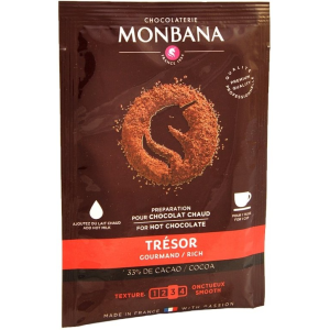 Monbana Trésor de Chocolat 33% horká čokoláda 25 g