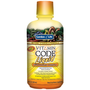 Garden of Life Vitamin Code tekutý multivitamín pomeranč a mango 900 ml