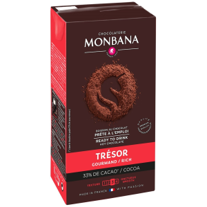 Monbana horká čokoláda ready to drink Tresor 1 L