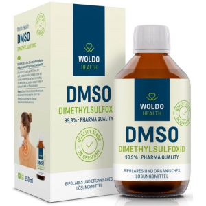 WoldoHealth DMSO dimethylsulfoxid 99.9% 250ml